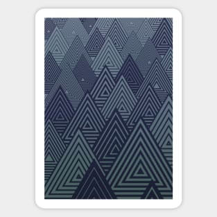 Indigo Mountains Sticker